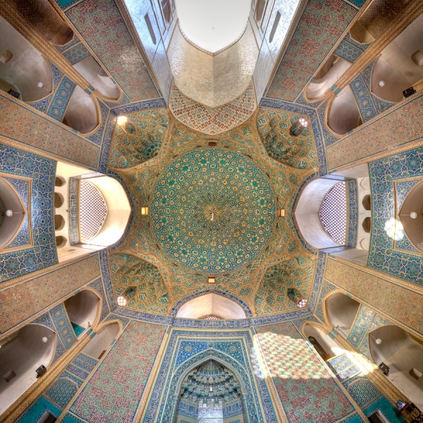 Photograph Mohammad Reza Domiri Ganji Jame Mosque Of Yazd on One Eyeland